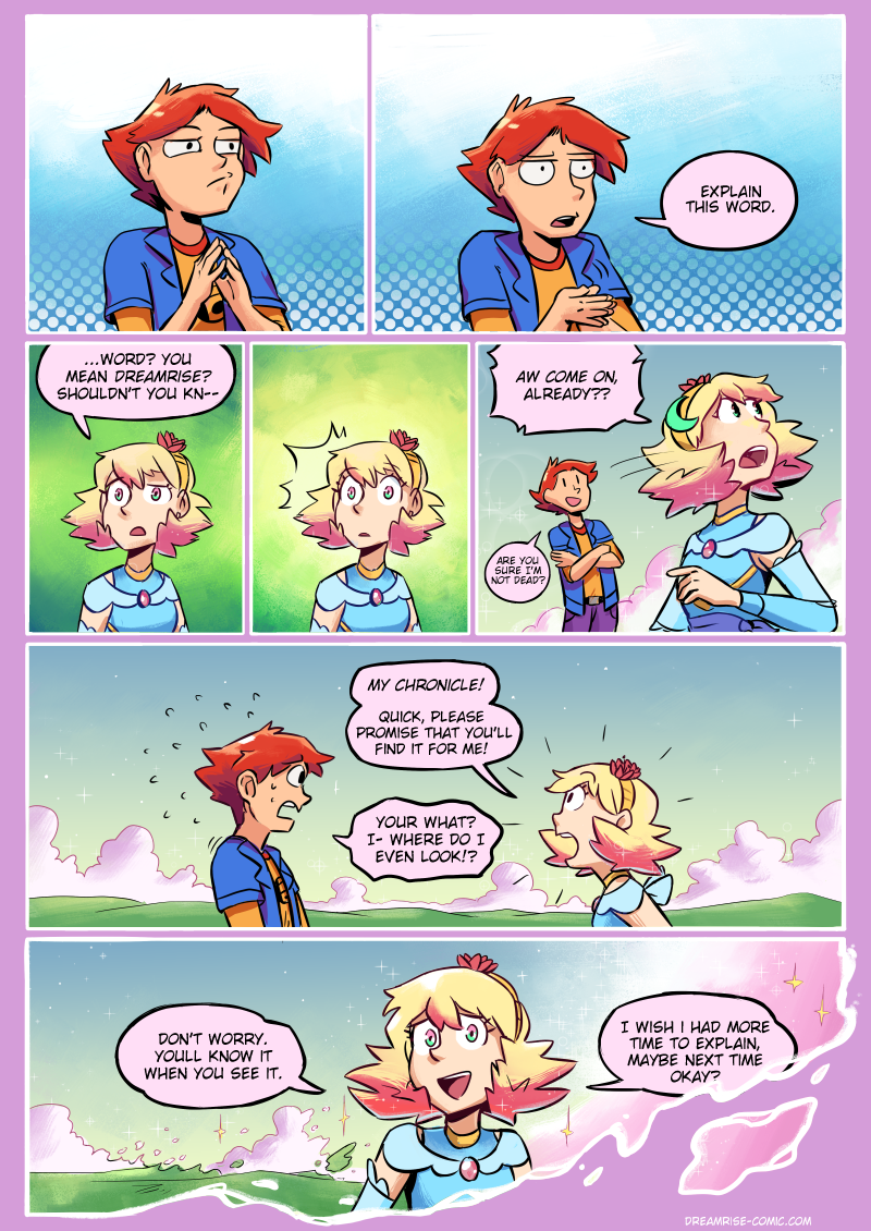 This is a lot to take in all at once for keith, he's too concerned with how her eyes kinda look like apple jacks.